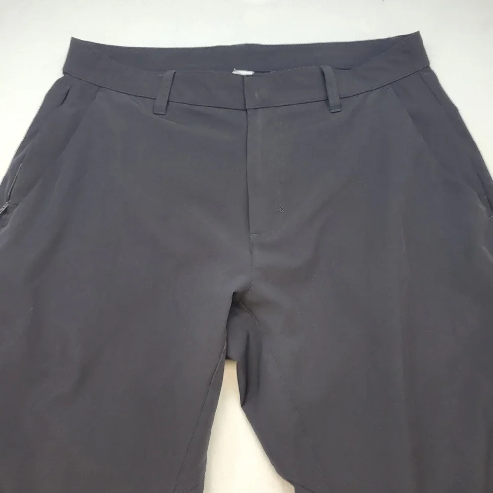 Fabletics Only Pant Mens 33x30 Black Athletic Tech Trousers PT2355650